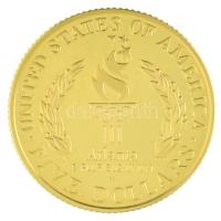 Amerikai Egyesült Államok 1996W 5$ Au "Atlantai Olimpia 1996 - Olimpiai Láng" (8,35g/0.900...