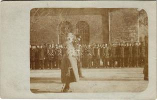 1917 Pola, Pula; Anton Haus osztrák-magyar admirális temetése, Frigyes főherceg / K.u.K. Kriegsmarine / WWI Austro-Hungarian Navy funeral of Grand Admiral Anton Haus, Archduke Friedrich. photo