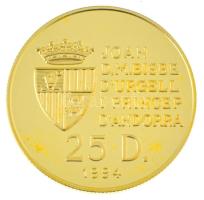 Andorra 1994. 25D Au "XXVI. Nyári Olimpiai Játékok" (7,77g/0.583) T:PP /
Andorra 1994. 25...