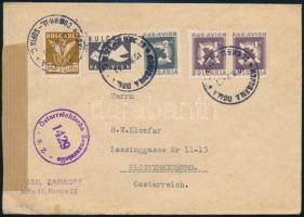1946 Cenzúrázott levél Ausztriába / Censored cover to Austria