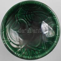 Gorka Géza (1894-1971) - Pérely Imre (1898-1944) festő, grafikus Mogyorós tálka, mázas kerámia, jelz...