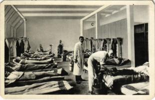 1937 Pöstyén-fürdő, Kúpele Piestany; Bahenny zábal / Iszappakolás, belső / spa interior, mud treatment (EM)