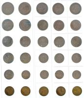 30db-os vegyes horvát fémpénz tétel T:AU-VF
30pcs of mixed croatian metal coin lot C:AU-VF