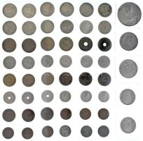 53db-os vegyes pengő, fillér érmetétel T:vegyes