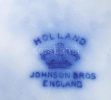 Johnson Bros Holland hagyma mintás porcelán étkészlet. Hat személyes, Máz alatti kék festéssel. 4x6 ...