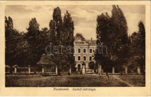 1929 Kecskemét, Rudolf laktanya. Burián Béla kiadása (EK)