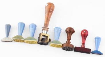 7 db bélyegző, benne cserkész, műtrágya rt ,stb