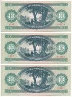 1975. 10Ft (3db) "A 109" T:F szép papír
Adamo F8