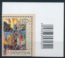 2012 A Rozgonyi csata ívsarki vonalkódos bélyeg