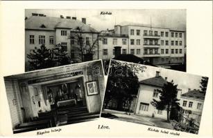 Léva, Levice; kórház, kápolna belső. Foto Hajdu / hospital, chapel, interior