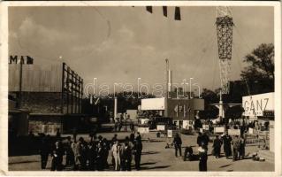 1939 Budapest XIV. Budapesti Nemzetközi Vásár BNV, Ganz, M. kir. dohányjövedék + So. Stpl. (gyűrődések / creases)