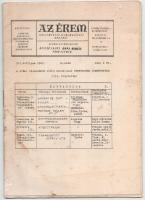 Az ÉREM - Közlemények az éremgyűjtés köréről. A Magyar Régészeti Művészettörténeti és Éremtani Társulat Éremtani Szakosztálya, Budapest, 1960. 24.o. Használt állapotban, foltos