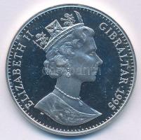 Gibraltár 1996. 1C Ag "Olimpiai Játékok Atlanta 1996 - Diszkoszvetés" T:PP felszíni karcok...