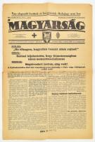 1942 A Magyarság c. nyilas lap XXIII. évf 49. száma a nemzetiszocialista mozgalom belső válságairól