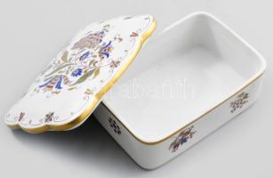 1949 Herendi Sztálin 70. születésnapjára készített porcelán Motifs Hongrois Grand (MHG) mintás cukor...