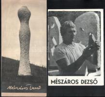 Mészáros Dezső (1923-2003) szobrászművészt és alkotásait bemutató 4 db katalógus: Mészáros Dezső szo...