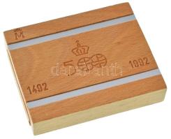 Spanyolország 1989. 5000P Ag "Amerikai felfedezése" forgalomba nem került emlékkiadás ered...