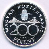 1994. 200Ft Ag "Deák" T:AU (eredetileg PP) patina, karc
Adamo F13.1