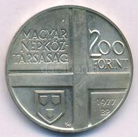 1977. 200Ft Ag "Festők II. - Rippl-Rónai" T:BU patina Adamo EM54