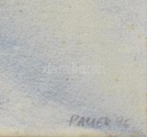 Pauer Gyula (1941-2012): Két plasztikus kép I., 1996. Akril, vászon. Jelezve jobbra lent: Pauer 96. ...