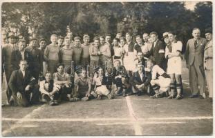 1934 Marosvásárhely, Targu Mures; RIPENSIA Temesvár - ASA Targu Mures 3:1, focisták csoportja, futball, labdarúgás / group of football players. sport photo (Rb)