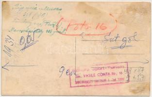 1934 Marosvásárhely, Targu Mures; RIPENSIA Temesvár - ASA Targu Mures 3:1, focisták csoportja, futba...