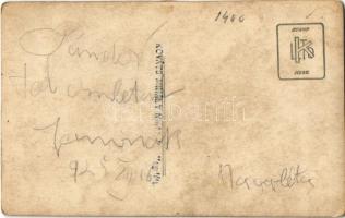 1925 Nagyléta (Létavértes), fodrász és borbély szalon belső. Kováts Mihály photo (fl)