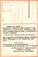 1964 Mikulás - Az Élelmiszer és Vegyicikkeket Csomagoló Vállalat Szakszervezeti Bizottsága meghívója...