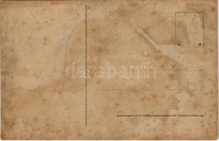 Osztrák-magyar haditengerészet matrózok humoros fogorvosi jelenet közben / K.u.k. Kriegsmarine Matro...