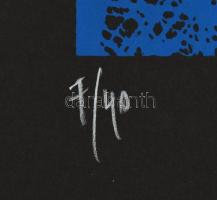 Hervé, Rodolf (1957-2000): Eiffel-torony. Szitanyomat, papír, jelzett, számozott: 7/40. 31x21 cm. / ...