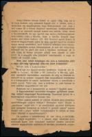 1920 Fontoljuk meg! A trianoni békeszerződés aláírása előtt kiadtt röplap, melyben a békeszerződés e...