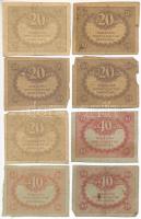 Orosz Birodalom 1917. 20R (5x) + 40R (3x) T:F-G Russian Empire 1917. 20 Rubles (5x) + 40 Rubles (3x)...
