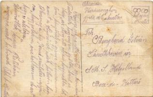 Úgy e mire vitt az éhség! Osztrák-magyar haditengerészet matrózok humoros jelenetben egy rabbal / K....