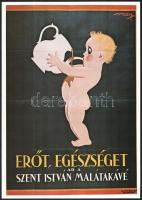 Századeleji magyar kereskedelmi plakátok. Benne 33 db reprodukcióval, közte Basilides Sándor, Bér De...