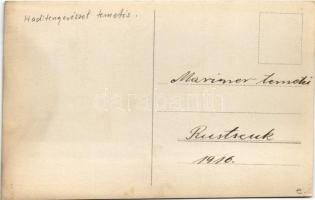 1916 Ruse, Russe, Rustchuk; Osztrák-magyar haditengerészeti temetés, matrózok sorfala / K.u.k. Krieg...