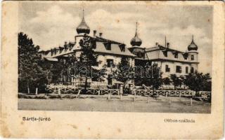 Bártfa, Bártfafürdő, Bardejovské Kúpele, Bardiov, Bardejov; Otthon szálloda. Rosenfeld Salamon kiadása / hotel, villa, spa (EB)