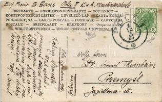 1907 Pola, K.u.k. Kriegsmarine Einjährig-Freiwilligen Abteilung / Osztrák-magyar haditengerészeti eg...