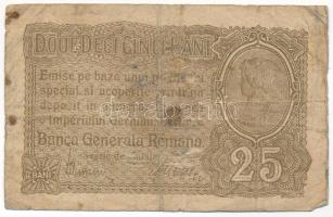 Románia / Német megszállás 1917. 25b T:VG
Romania / German occupation 1917. 25 Bani C:VG