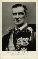 Horthy Miklós kormányzó / Admiral N. von Horthy. Reichsverweser von Ungarn / Regent Horthy + "1938 Berlin Deutschlandreise Reichsverweser v. Horthy" So. Stpl. (EK)