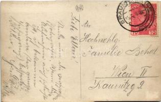 1916 Braunau am Inn, osztrák-magyar haditengerészet iskolás matrózai / K.u.k. Kriegsmarine Matrosen ...