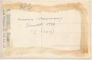 1936 Bucharest, Bukarest, Bucuresti, Bucuresci; Románia - Magyarország 1:2 labdarúgó mérkőzés, focis...