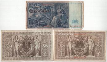 Német Birodalom 1908-1923. 100M-1.000.000.000.000M T:F,VG
German Empire 1908-1923. 100 Mark - 1.000...