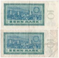 NDK 1964. 10M (2x) T:F
GDR 1964. 10 Mark (2x) C:F