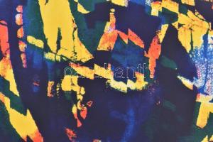 Joseph Kádár (1936-2019): Kompozíció, Szitanyomat, papír, jelzett, számozott (99/100). Hátoldalon a ...