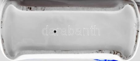 Hollóházi lovas huszár. Kézzel festett, jelzés nélkül, hibátlan, 27x18x9 cm