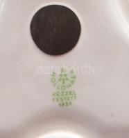 Hollóházi kínai sárkány. Kézzel festett, jelzett, hibátlan,. m: 19 cm, sz: 15 cm