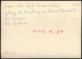 cca 1910 Brassó környéki hegyek, Erdélyi Mór (1866-1934) felvétele, hátulján feliratozva, 11,5×16 cm...