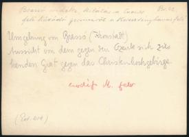 cca 1910 Brassó környéki hegyek, Erdélyi Mór (1866-1934) felvétele, hátulján feliratozva, 11,5×16 cm...