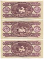 1984. 100Ft (3x) sorszámkövetők T:XF Adamo F35