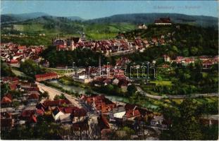 Segesvár, Schässburg, Sighisoara; látkép. W. Nagy kiadása / general view (EK)